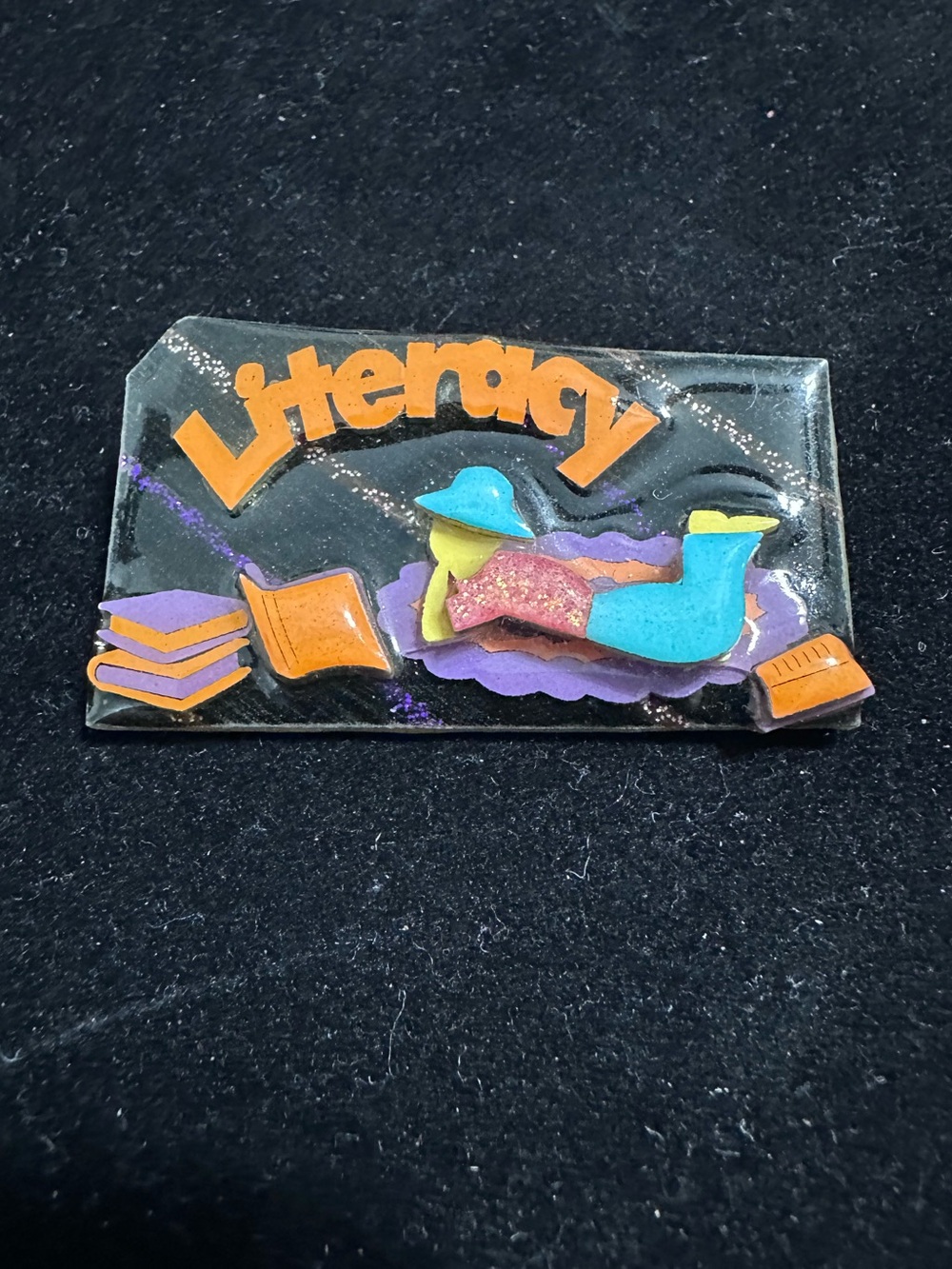 Vtge. Lucinda "Literacy" brooch
